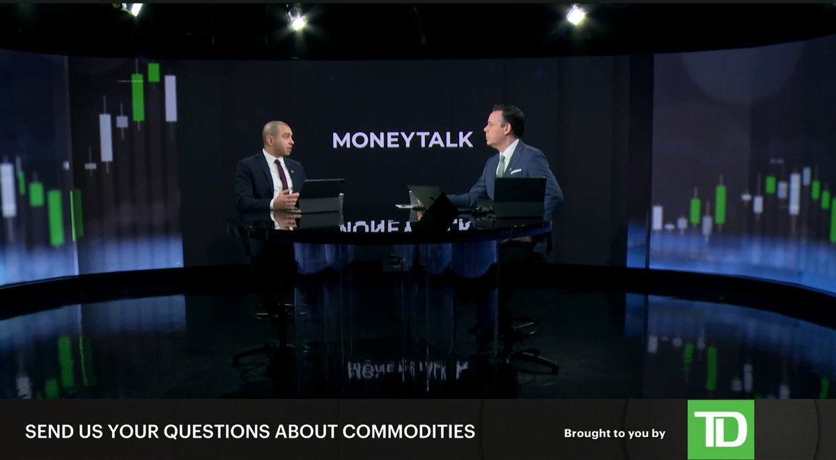 Today on MoneyTalk Live we talk about the recent slide in #copper prices and what that might be telling us about the #economy with Daniel Ghali of TD Securities. Log into WebBroker at Noon ET with your questions on #commodities for Daniel. Brought to you by TD Direct Investing.