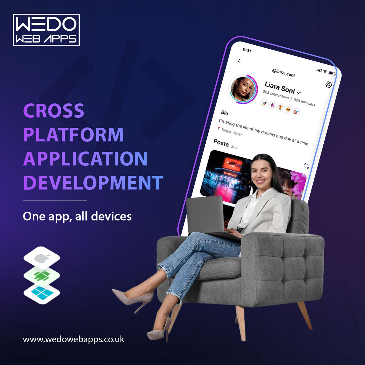 One app, all devices – the UK's future of seamless digital experiences starts with cross-platform development!📱

Contact us:- bit.ly/4014Fos

#crossplatformdevelopment #appdevelopment #techworld #uktechno #Networking #Business #LondonApps #mobileappuk #londonexplorers
