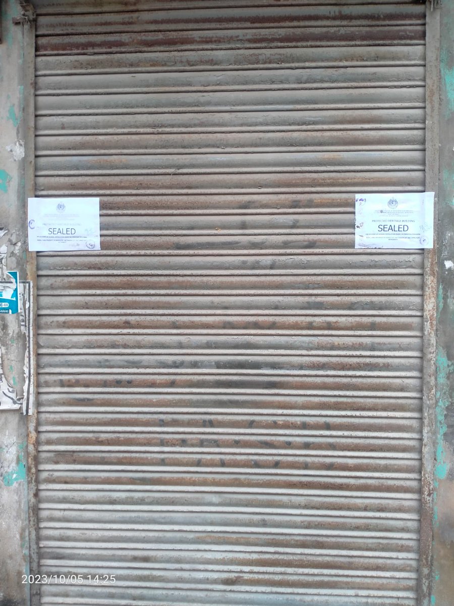 AntiquitieSindh's tweet photo. @marvimazhar @Ministerculture as reported by you, the department took legal action against the illegal demolition work, and the building has been sealed.
@ahmed_kanasro @Ministerculture https://t.co/LxfJeLEnJl