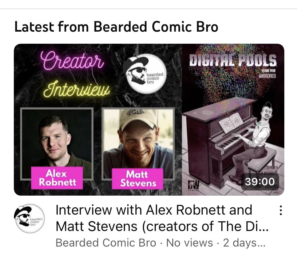 mattstevensnow's tweet photo. 39 minutes of @robnettstories and me blabbing about the thing we make ๐ข https://t.co/kZSAqrHj8v