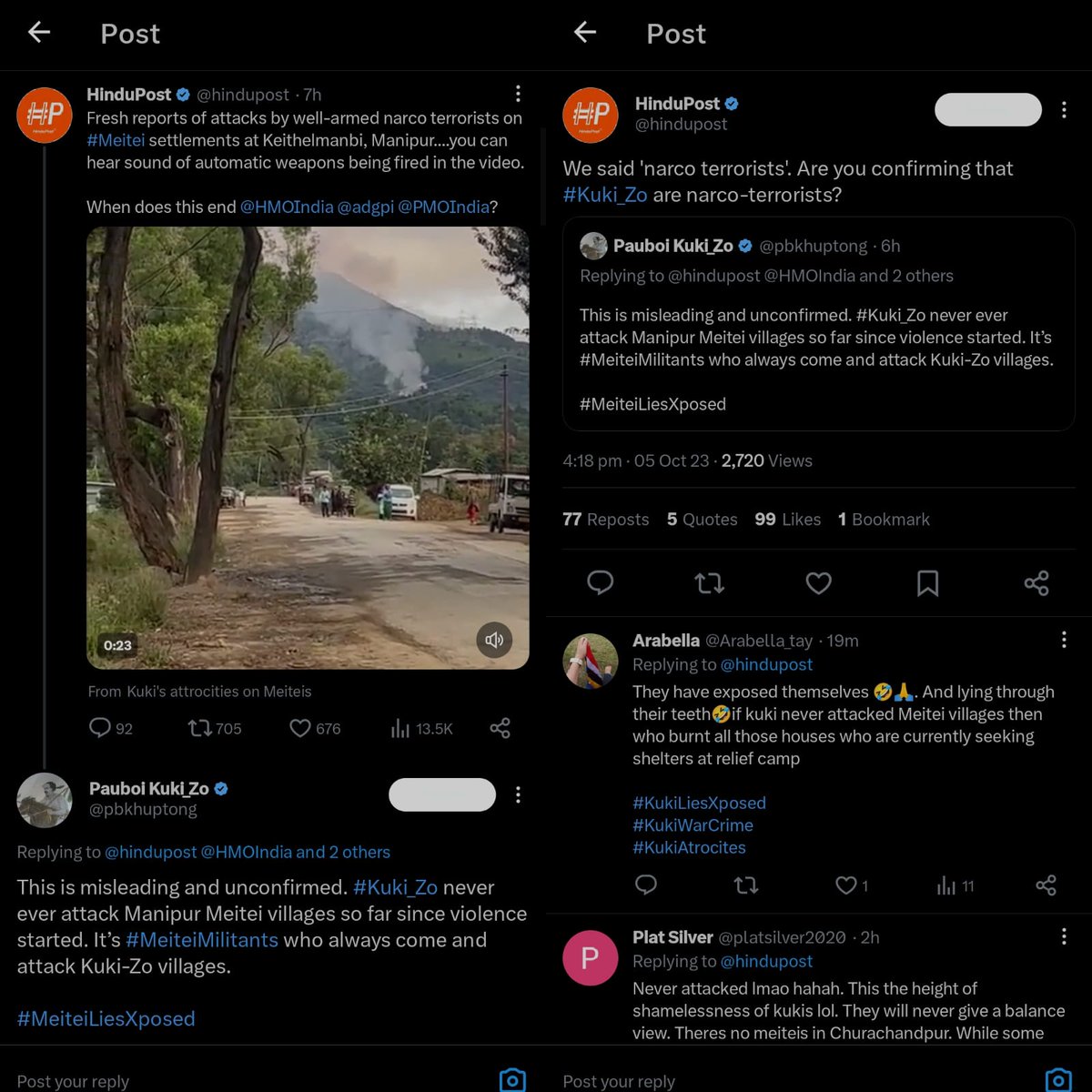 Seems a little bit funny.....kukis are exposing themselves... .<a href="/VladAdiReturns/">Vladimir Adityanath</a> .<a href="/BikramjitMK/">Bikramjit Kangabam</a> .<a href="/dhiraj_luwang/">Dhiraj Luwang Vlogs</a> .<a href="/kangleipakhulk/">Kangleipak Hulk</a> .<a href="/meiteiheritage/">Meitei Heritage Society</a> .<a href="/LaishramSoma/">Soma Laishram</a> #KukiMilitants #ThisIsKuki_ZoStory #KukiNaroTerrorists #SaveMeiteisfromKukiTerrorist