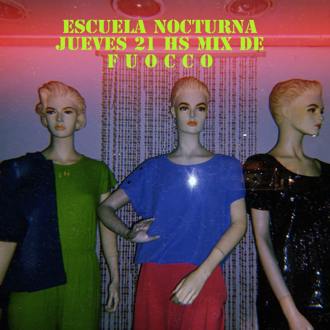 fuocco_'s tweet photo. Hoy 21hs. “Escuela nocturna”, el programa de Fran en Alter Sapukai Radio
La lección de hoy es el Fuocco Mix #133
Sintonicen, escuchen, gocen, gocen y recuerden que en 3 semanas es mi cumpleaños.
#fuocco #dj #djset #fuoquifederal https://t.co/NYyrjsTD9L