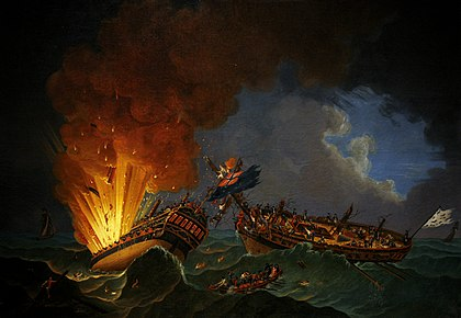 Honneur aux glorieux combattants de jadis ! 
Le 6 octobre 1779, un combat naval dantesque avait lieu au large d'Ouessant, le premier pour la France dans la guerre d'indépendance américaine. 
#duCouedic #Quebec #Surveillante 
fr.wikipedia.org/wiki/Surveilla…