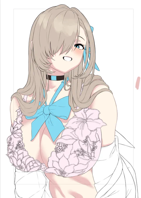 ペン入れまで終わったから寝るかね 