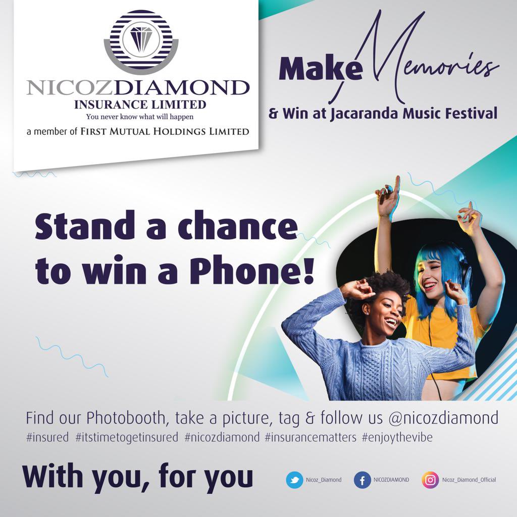 Here’s your chance to win a phone! Make sure you find us this weekend at the Stanbic Bank Jacaranda Music Festival and take a snap and post it! Most likes will win a phone!

#SBJMF
#TheMusicTheCityThePeople