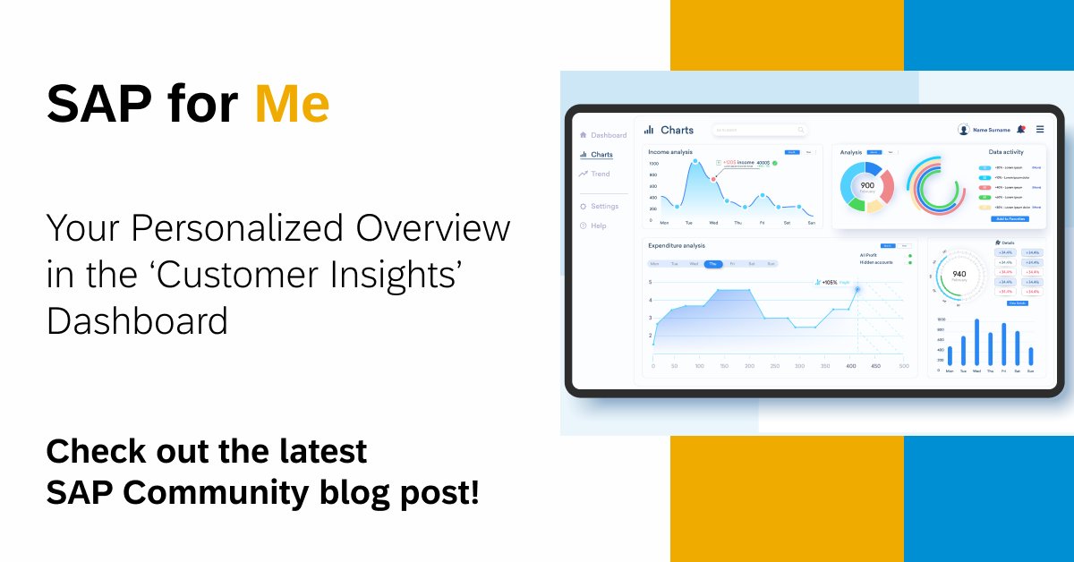 tracygray24's tweet photo. Use the ‘Entry Page’ of ‘Customer Success’ reporting to get the status of your SAP solutions by viewing the most important KPIs at one place. Customize your dashboard by using the personalization features. 
 👉 https://t.co/jF2w1DNRqk https://t.co/uAv99e8cUE
