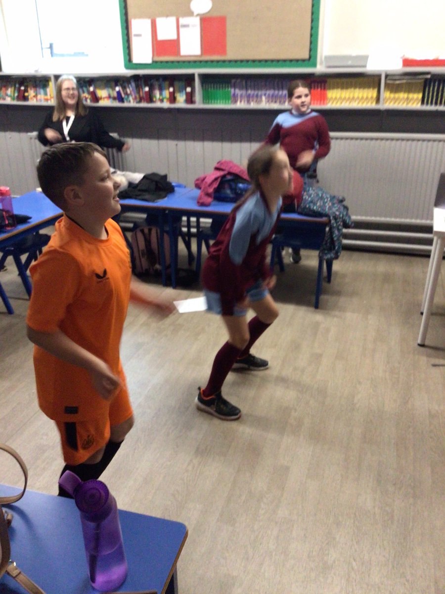 StBedeSacriston's tweet photo. Class 4 are absolutely loving Jumpstart Jonny! Lovely way to end the day. #active30 https://t.co/Q5yHWagWfx