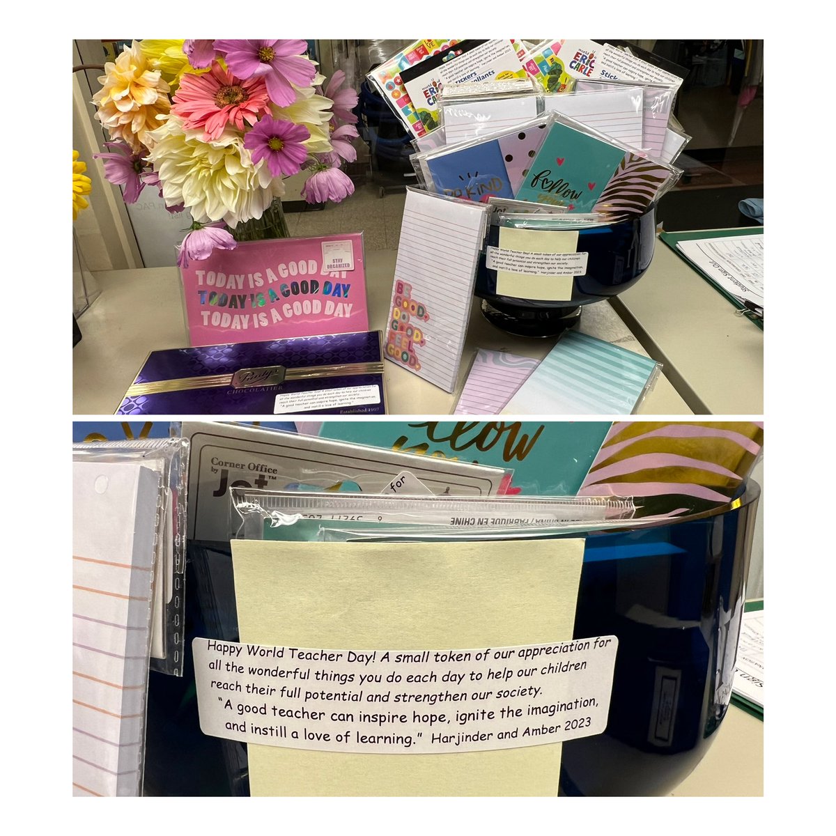 October 5th is World Teacher Day- a day to celebrate teachers and the central role they play in guiding children, youth and adults through the learning process.  Learning is a life long journey and today we show appreciation to the teachers of Henderson for all they do here❤️