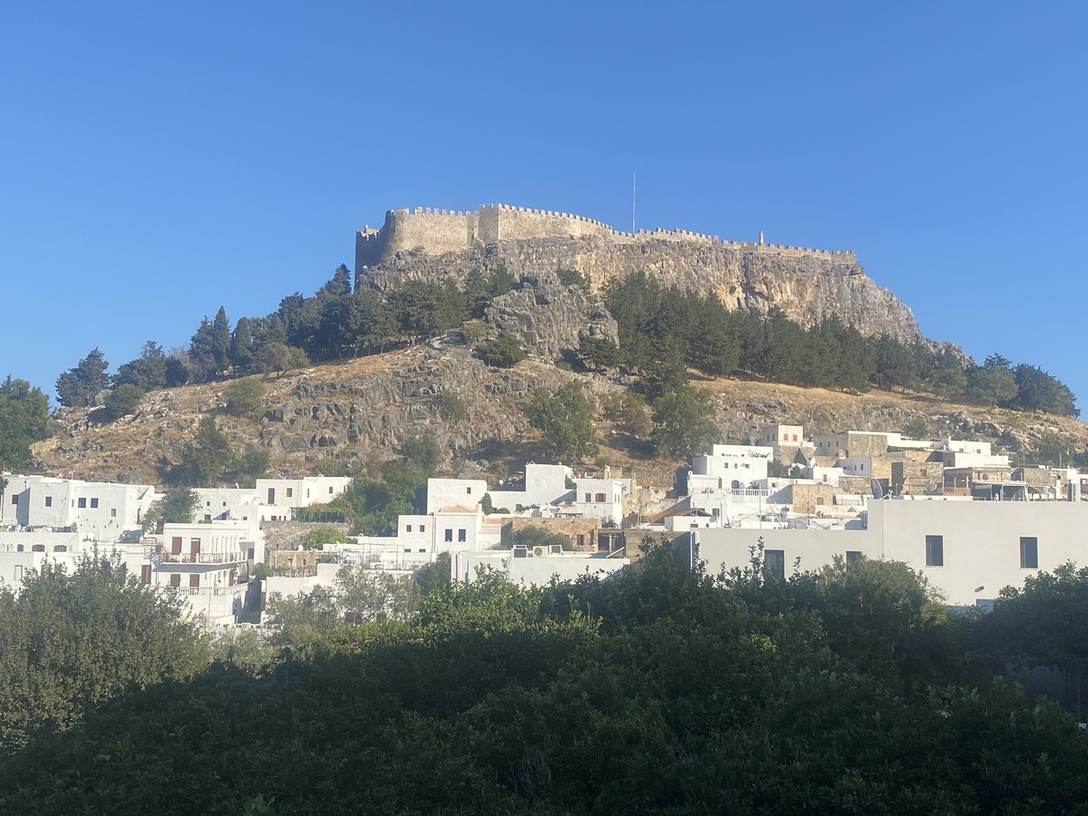steeleygash's tweet photo. Brilliant views at Acropolis Lindos and a tad warm ☀️🇬🇷 https://t.co/nnPpIBR8IW