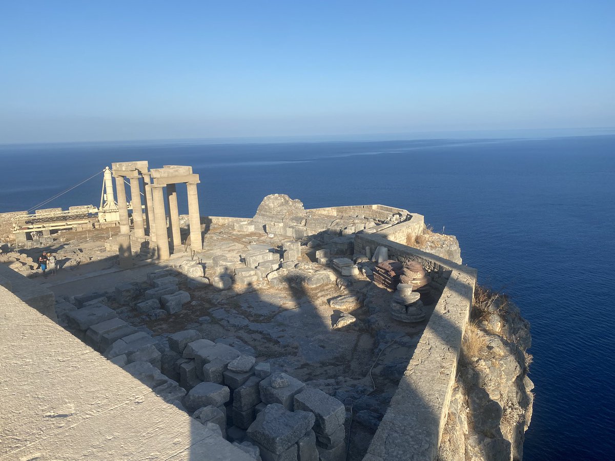 steeleygash's tweet photo. Brilliant views at Acropolis Lindos and a tad warm ☀️🇬🇷 https://t.co/nnPpIBR8IW