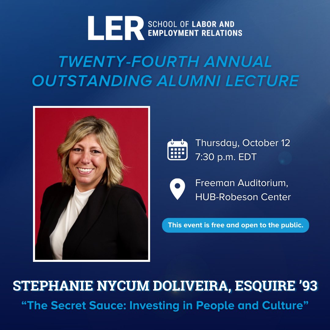 Penn State School of Labor & Employment Relations tweet media