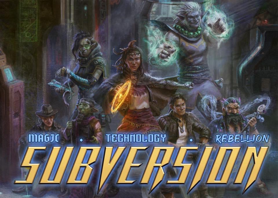 FragginUnicorns's tweet image. A banner day for FUG! 
The mighty Darren (looking badass) is at @ConOnTheCobOff today running #subversionRPG learn to plays!!! Stop by and say hi if you’re around #cononthecob!