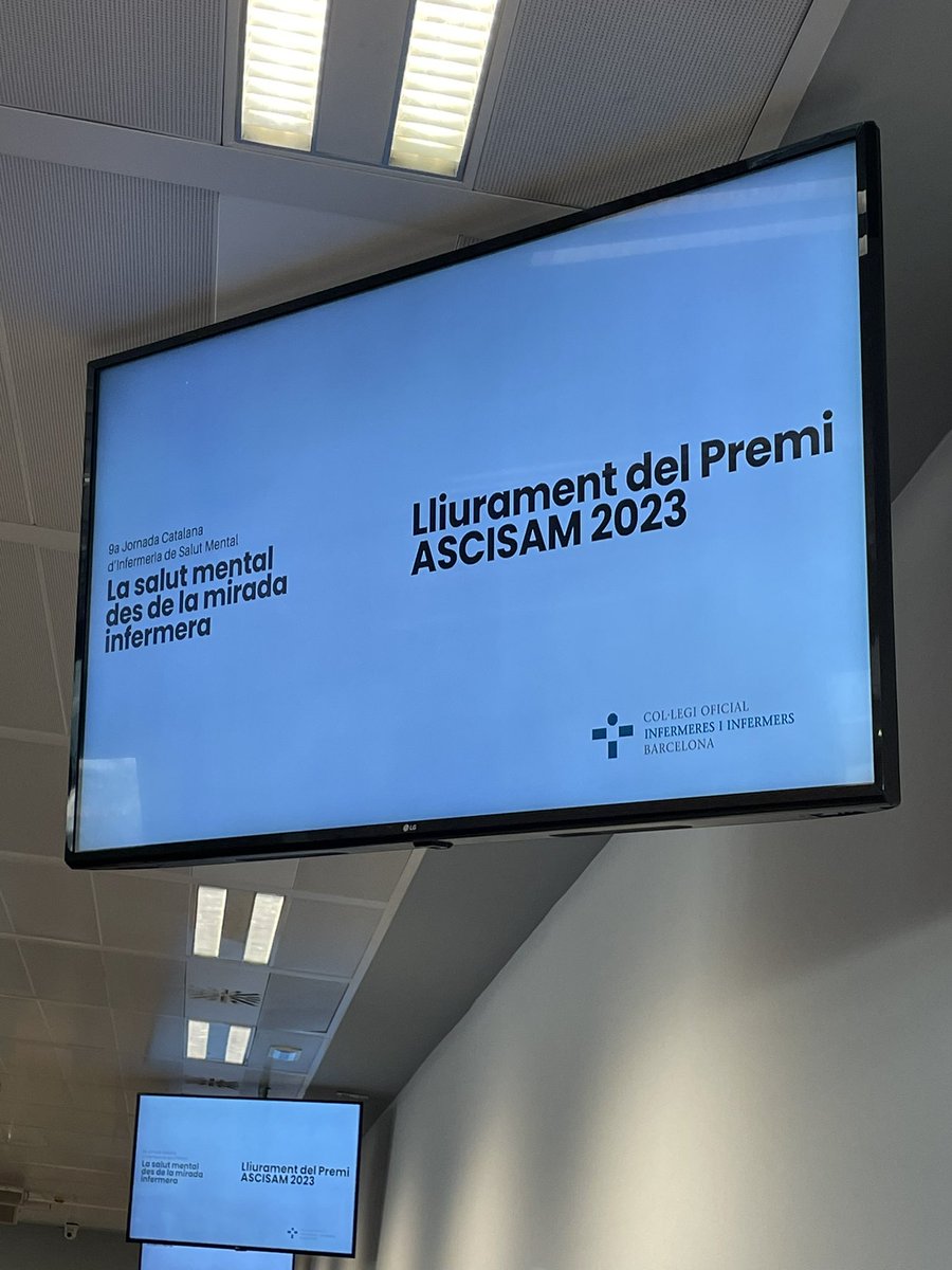ASCISAM's tweet image. A punt de saber a la #jornada de #salutmental del @COIBarcelona la guanyadora/r del V Premi de Recerca de l’ @ASCISAM .
Finalistes Maria Bosch i @DavidBatallaDUI 👏👏👏