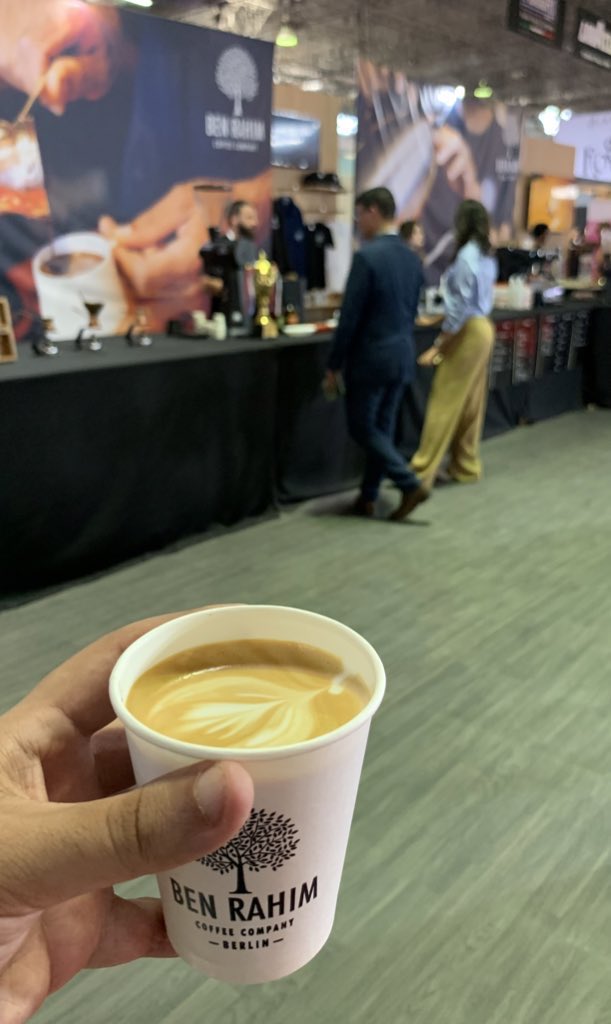 yassineselmi23's tweet photo. Today’s Coffee ☕️ 
The #Latte by #BenRahim 

📍: Le Kram - Exhibition and International Trade Center of Tunis

1er Salon International du Café ☕️ en Tunisie 🇹🇳 “Le Printemps du Café” https://t.co/TpYBgN1aAA