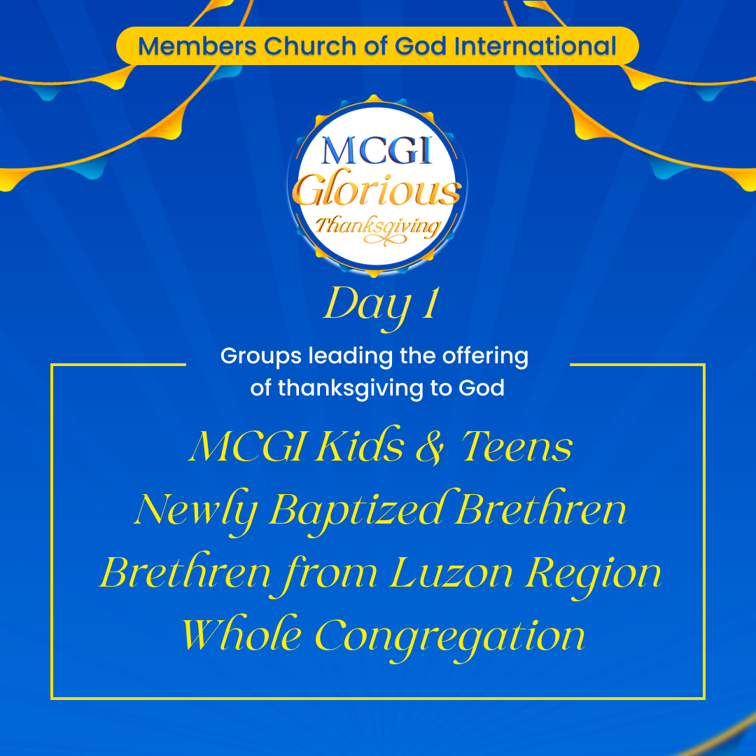 mcgidotorg's tweet photo. Welcome to the first day of our special celebration!

Here are the groups leading today’s offering of thanksgiving to God.

Let us join them in singing hymns and praises to the Lord.

Happy SPBB, everyone!

#MCGILoveInAction
#HappySPBBDay1 https://t.co/N6V3UCHGwy