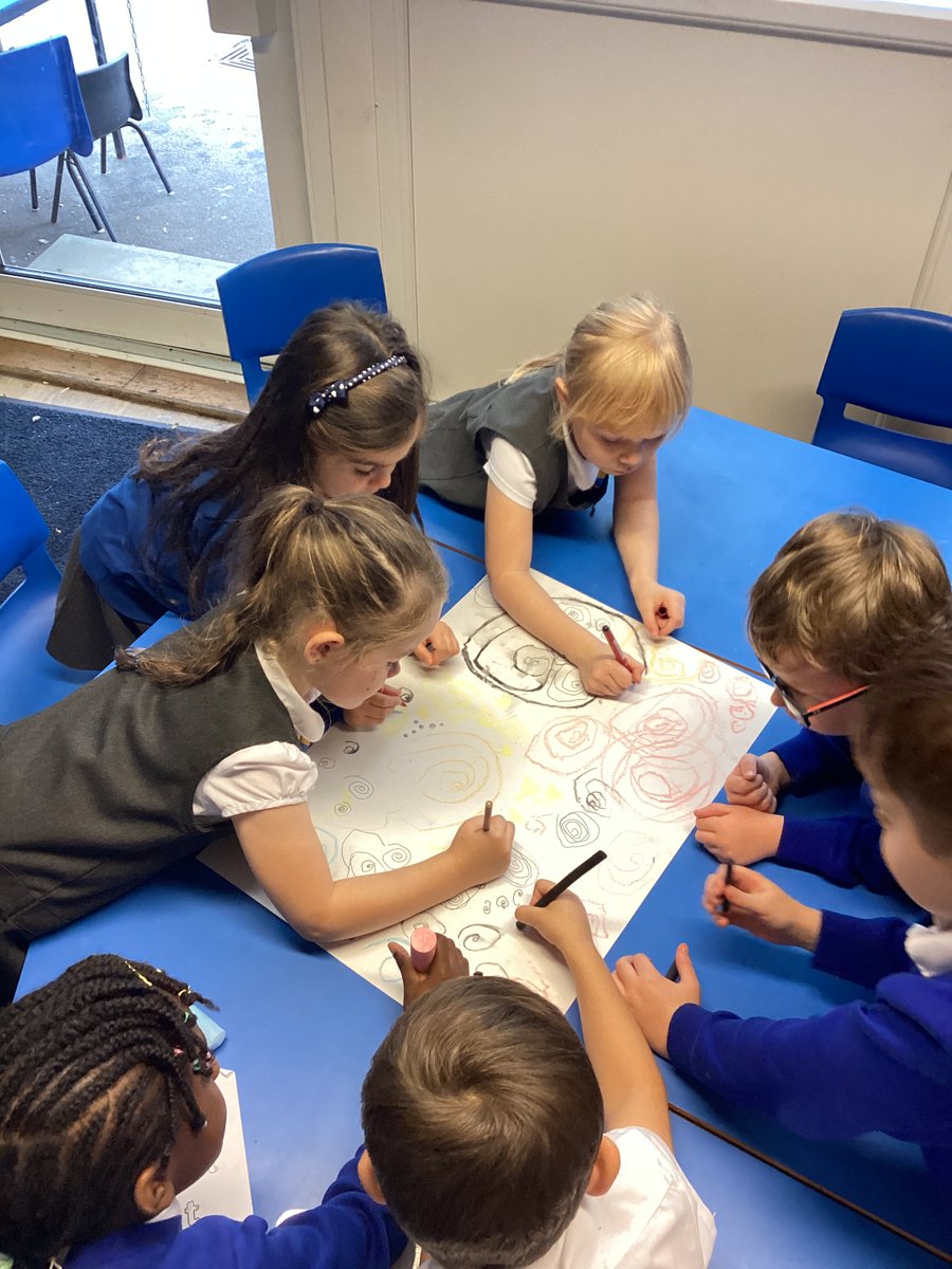year1STP's tweet photo. We have been experimenting with different materials in Art today #ArtatSTP https://t.co/Yndyx0UGbh