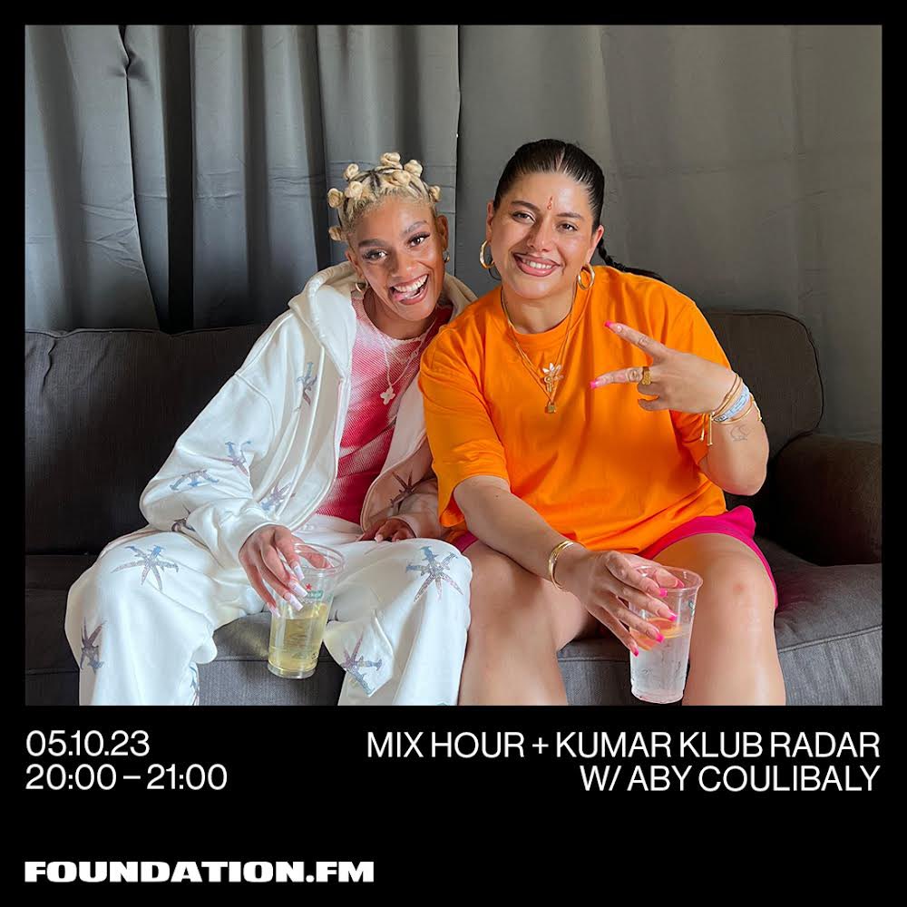 Tonight I’m kicking off a monthly #KUMARKLUB residency on @foundation_fm An hour of new music and interviews with deadly artists doing incredible things.. Tonight Im so excited to have @AbyCoulibaly on the show chatting about her debut project dropping tomorrow! Lock in 8-9pm