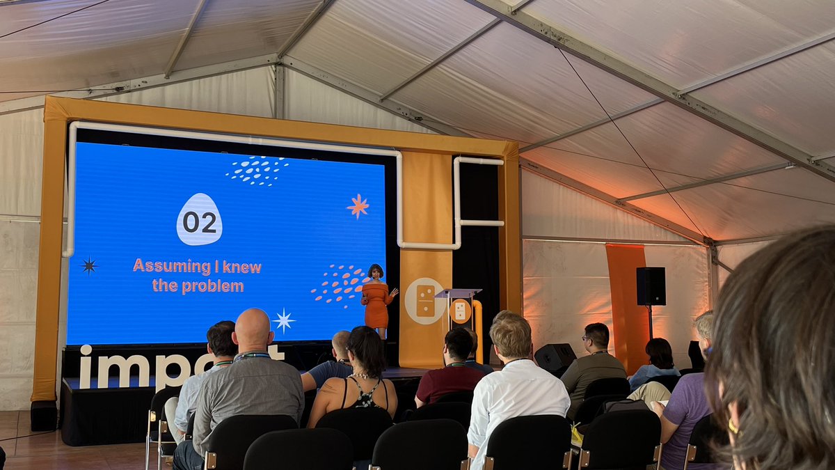 Our next speaker is ✨@landi_antonia She is  one of the 🔝voices 🗣️in European Product Operations. 

 “Ask yourself: 
What’s the smallest thing I could do today to make my life easier tomorrow?”

Thank you Antonia for sharing your thoughts✨

#CompassTechSummit #ImpactConf