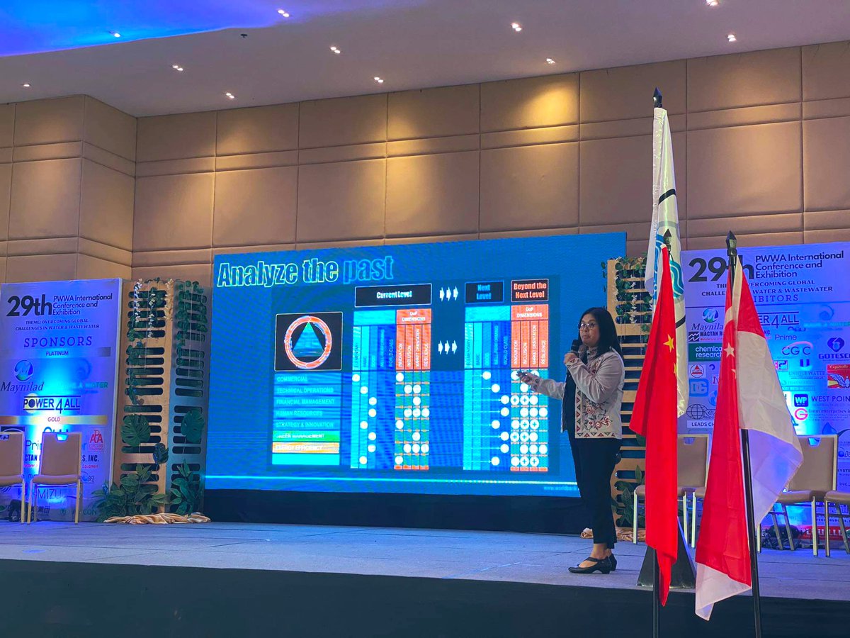 lala_fabella's tweet photo. #UtilityofFuture is here to stay! In the East Asia Pacific region, more than 15 utilities in 4 countries have started the journey to become a Utility of the Future. Presenting the regional strategy in 29th PWWA international conference &amp; exhibition. https://t.co/JklWDXFXAw