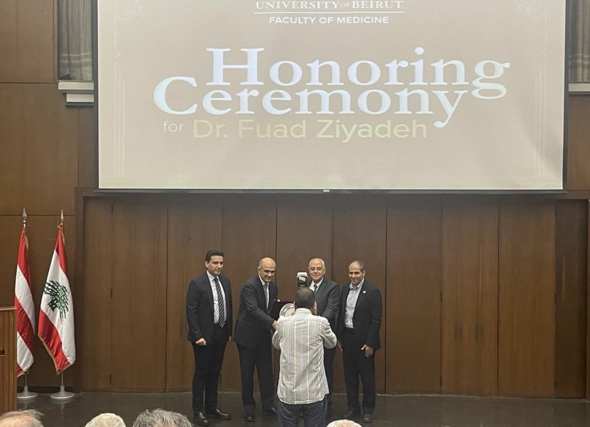 AUB IRB (@aub_irb) on Twitter photo Honoring Professor Fuad Ziyadeh, former IRB Chairperson; we express our gratitude for your leadership, counsel, and support. <a href="/FuadZiyadeh/">Fuad Ziyadeh, MD</a> <a href="/Abualfaa/">Ali Abu-Alfa</a> <a href="/AUB_Lebanon/">American University of Beirut</a> <a href="/AUB_FM/">Faculty of Medicine</a> Honoring Professor Fuad Ziyadeh, former IRB Chairperson; we express our gratitude for your leadership, counsel, and support. <a href="/FuadZiyadeh/">Fuad Ziyadeh, MD</a> <a href="/Abualfaa/">Ali Abu-Alfa</a> <a href="/AUB_Lebanon/">American University of Beirut</a> <a href="/AUB_FM/">Faculty of Medicine</a>