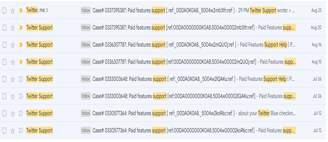 OfficeOfJaihind's tweet image. .@elonmusk @X @Support
#TwitterBlue के लिए @naveenjaihind अकाउंट के लिए हमने पुरे साल की पेमेंट की हुई है | 

 लगातार कम्पलेन की जा रही है | पर हर बार एक ref no. देकर मेल भेज देते है
मेल में सिर्फ invoice माँगा जा रहा है लिंक से, जो हम @X को भेज भी रहे है | @premium @premiumbusiness
