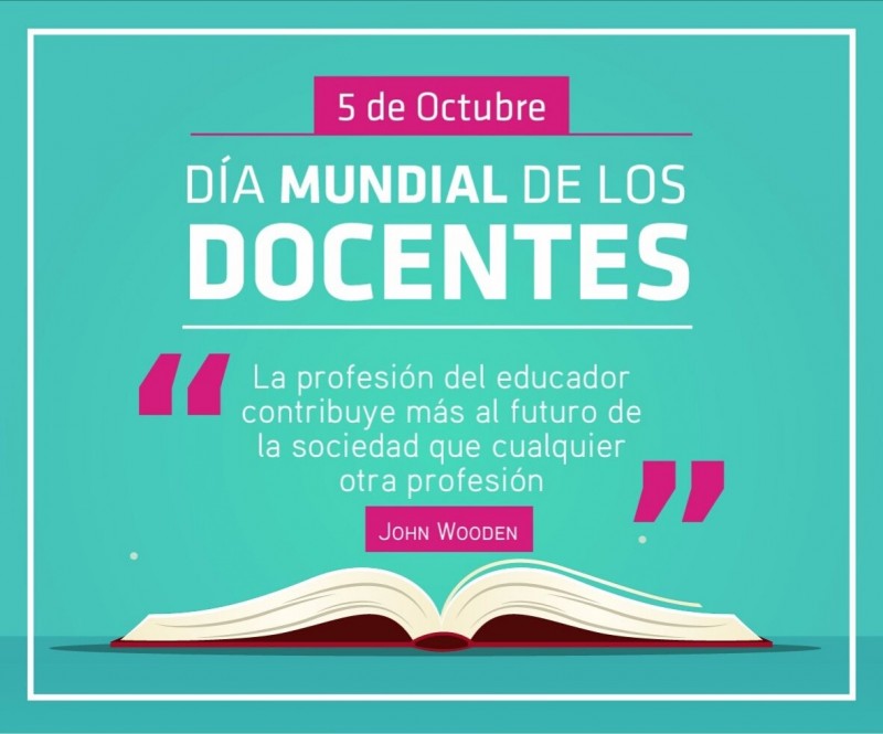 🎉👏 Felicidades para todos los que compartimos esta hermosa labor, que sigan haciendo su aporte para el desarrollo de la sociedad. Mucho éxito 🤗
#Educación #docencia #5Oct