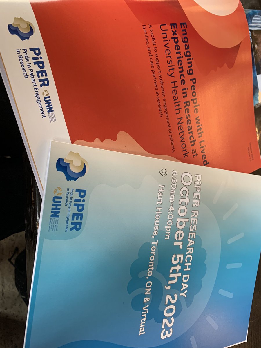 A great day to talk about meaningful engagement in research.  Congrats team!! #PiPER