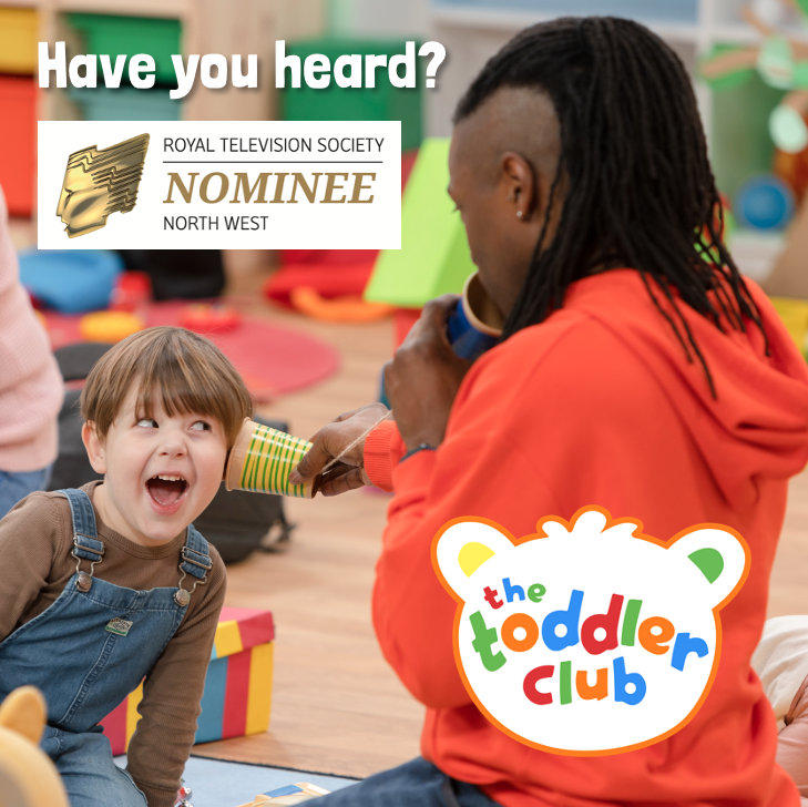 📣 📣 📣 Huge news!

#TheToddlerClub has been nominated for Best Pre-School Children's Programme at the @RTSNW Awards 💃🕺🐻‍❄️🐻

#royaltelevisionsociety #rtsnwawards @Nigelclarketv @MissGAtkinson