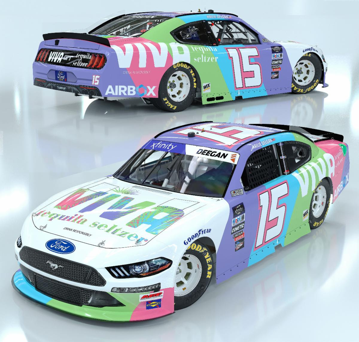 🚨 Hailie Deegan is moving up to the @NASCAR_Xfinity Series in 2024 full-time for AM Racing.

She'll drive the No. 15 Ford in a multi-year agreement. #NASCAR