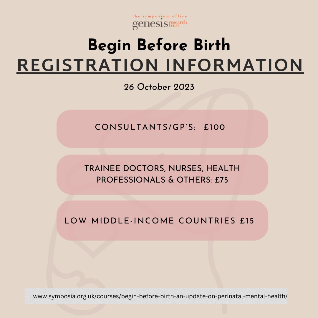 Invest in your knowledge and be part of something extraordinary! Register now and secure your spot: symposia.org.uk/courses/begin-… #mentalhealth #perinatal #perinatalhealth #birthtrauma #learning #medical #conference