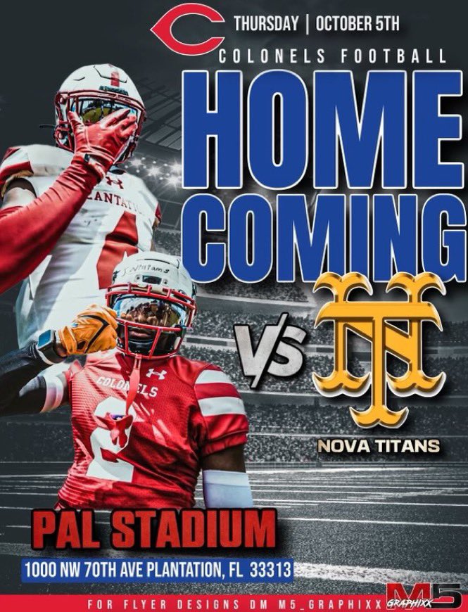 Plantation Football (@phscolonelsfb) on Twitter photo #CodeRED🚨 #CodeRED🚨