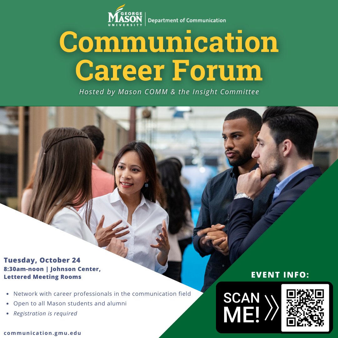 Dept. of Communication, George Mason University tweet media