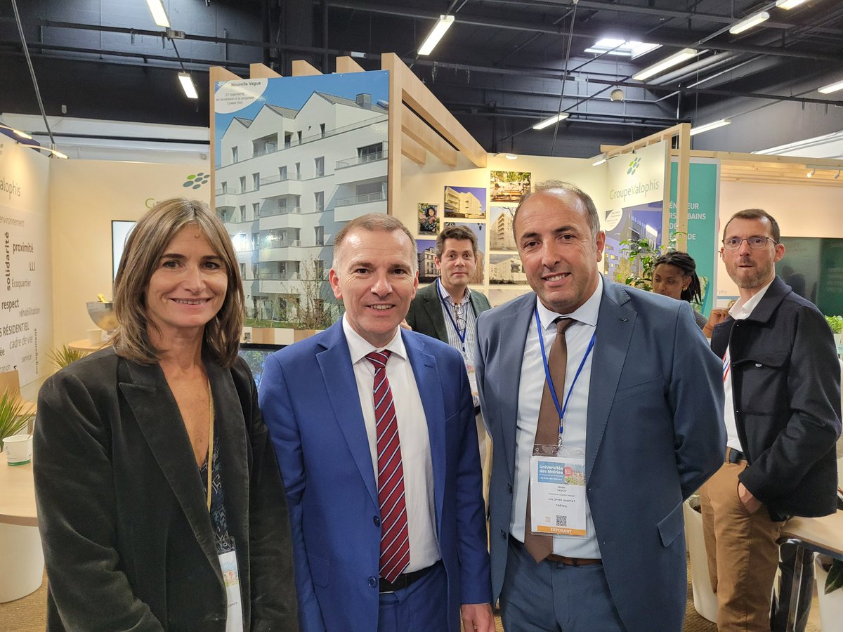 Universités des Mairies du Val-de-Marne, en présence de Métin Yavuz, Président de Valophis, et Olivier Capitanio, Président du Département du Val-de-Marne 
#immobilierengagé