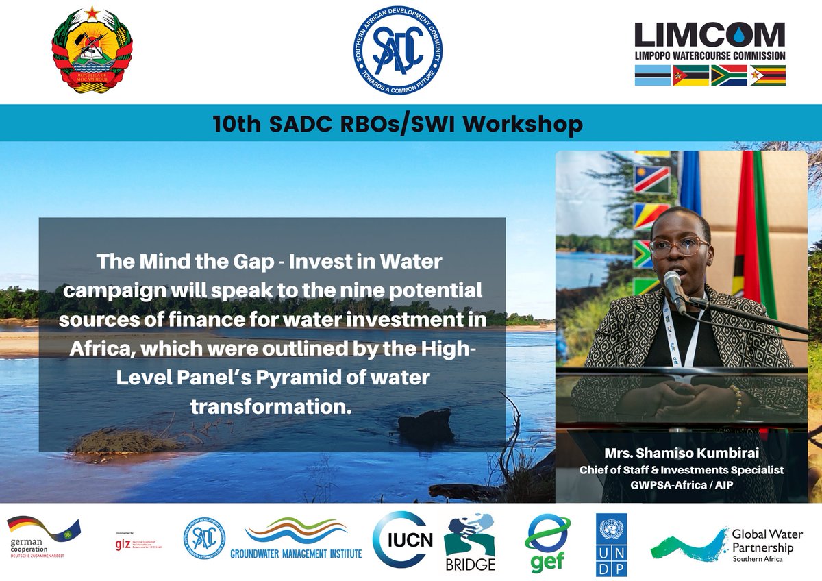 GWPSAF's tweet photo. The objective of the campaign is to raise awareness, influence change, and ultimately - prompt behaviour change that can result in mobilisation of investments towards climate resilient water security and sustainable sanitation in Africa. 

#10THSADCRBOSWI https://t.co/9NMfez9d2I