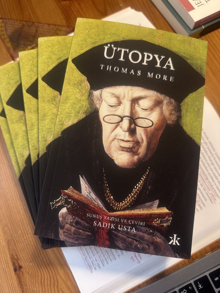 Nihayet ulaştı...
Artık kitapçılardan isteyebilirsiniz...
Thomas More'un Ütopya'sına Ortaçağı, Rönesans'ı ve dinler savaşını da kapsayan uzun bir sunuş da yazdım.
<a href="/kafkayayinevi/">Kafka Kitap</a> <a href="/epsilonyayinevi/">Epsilon Yayınevi</a>