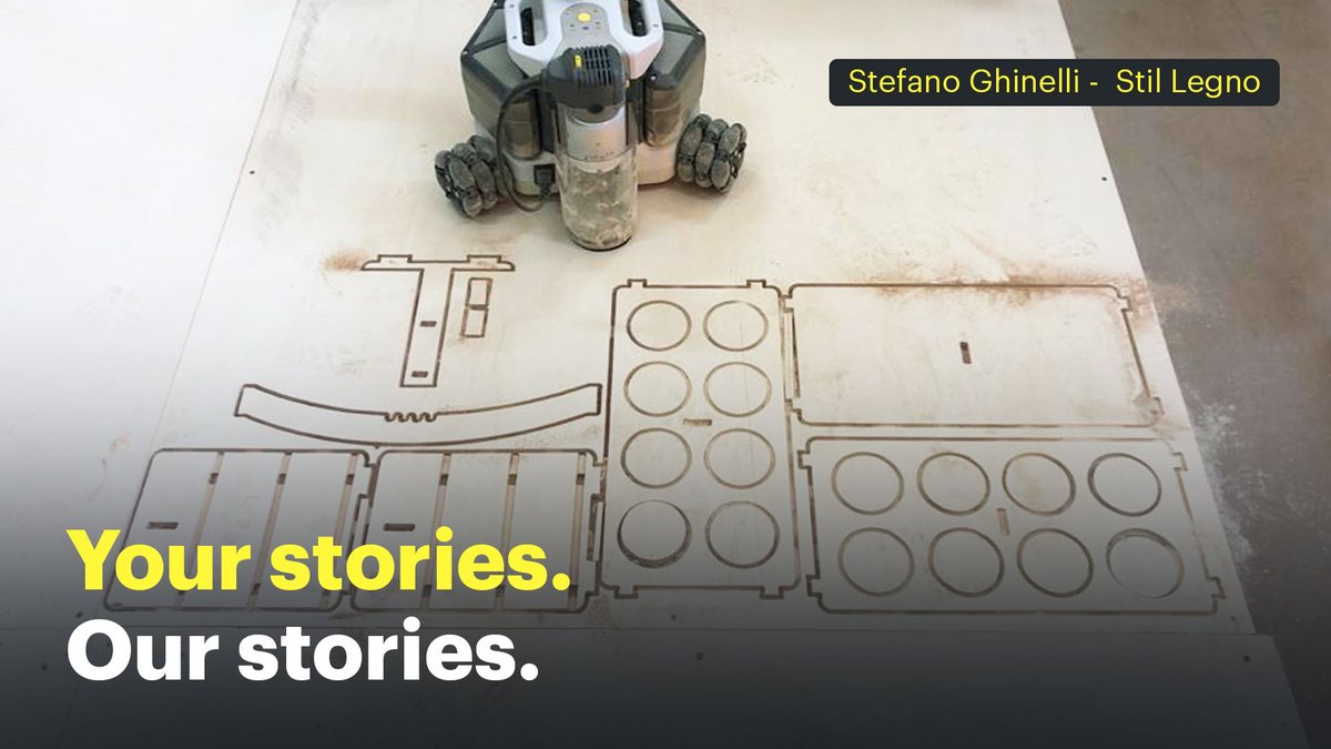 Read about #GoliathCNC's new adventure now👇
goliathcnc.com/community/stor…

This time it landed in Stil Legno, a wood flooring industry!
Where it helped the maker Stefano Ghinelli widen his creation possibilities🚀and realize tailor-made designs matching customers' dreams and needs💛