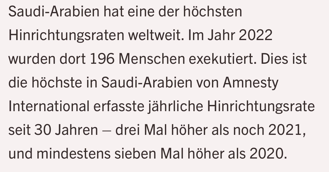 <a href="/mouh_kay/">Mouh Kay</a> Kohle von nem menschenverachtenden Regime mit dem Spieler nur aufgrund ihres Namens gekauft werden ❌

Kohle von nem menschenverachtenden Regime mit dem Einkäufe mit System dahinter gemacht werden ✅

Glückwunsch, du hast gezeigt wie Sportswashing funktioniert.