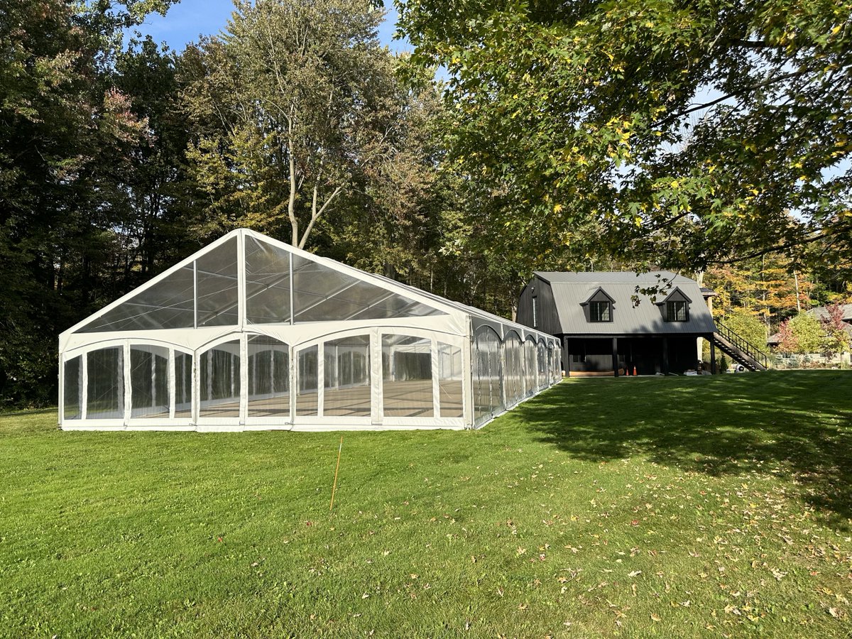 Our beautiful 40' x 90' Legacy structure in all clear 🤩

#PremierTents #partytent #weddingtent #eventtent #tentrental #events #eventindustry #eventrental #tentwedding #tentedwedding #outdoorwedding #estatewedding #fallwedding