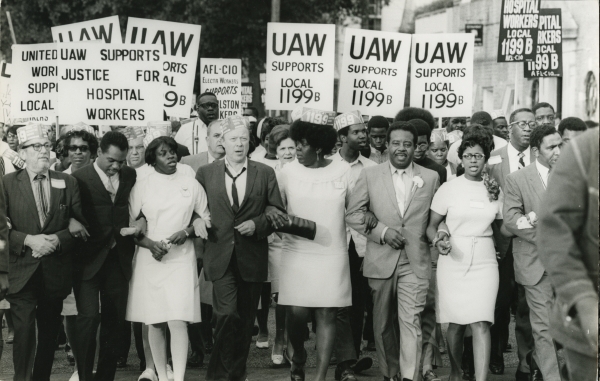 SEIU's tweet image. Solidarity then, solidarity now, solidarity forever! #ThrowbackThursday