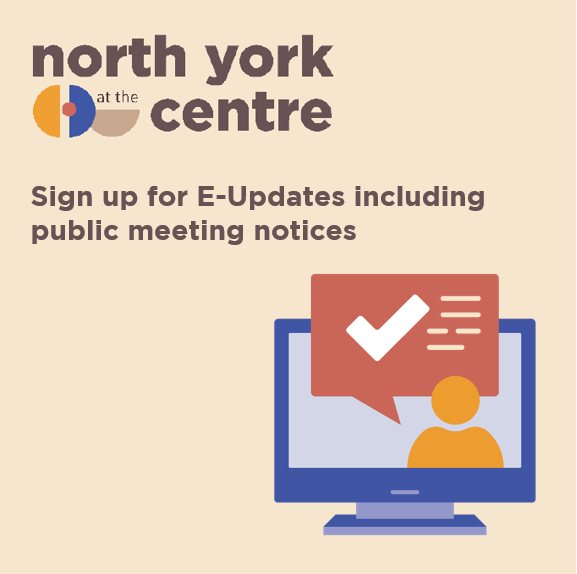 CityPlanTO's tweet photo. Be a part of North York at the Centre: Help refresh the vision and planning framework that will guide growth, inclusion and resiliency in the area along Yonge St. from Hwy 401 to Cummer Ave. Visit https://t.co/nC3la7JmyD to get involved and sign up for e-updates. #nycentre https://t.co/WMdiTJIGu5