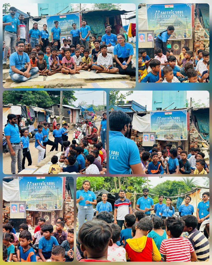 _btwitsashiii_'s tweet photo. On 2nd October on the occasion of Gandhi jayanti we celebrate this auspicious day in our adopted basti and in SSVM Silpanchala School, Berhampur . 
@SATTVIC_SOUL https://t.co/bBeZDsWbEx