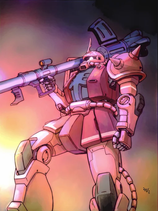 #ザクエースパイロット#gundamfanart 