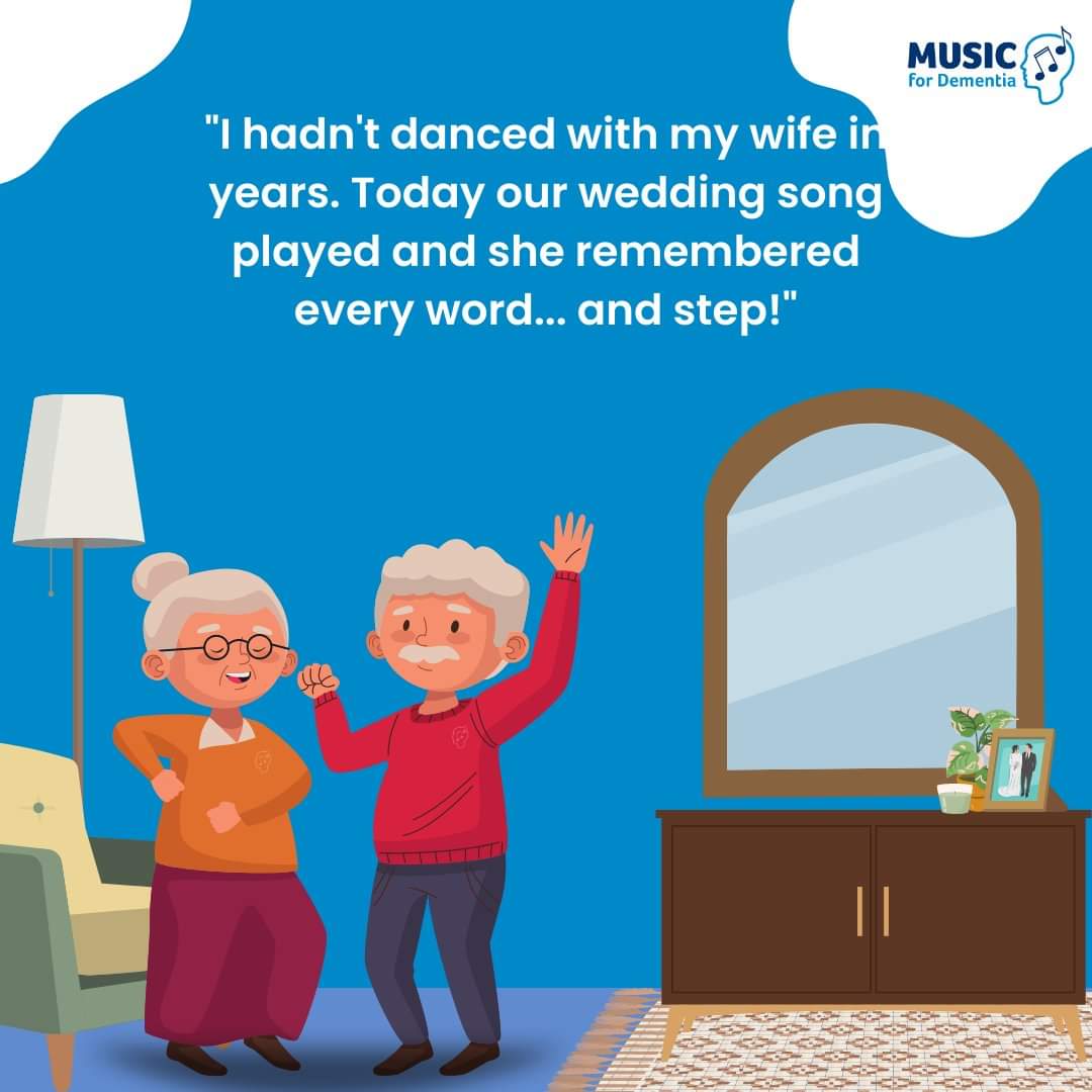 CarlisleDaa's tweet photo. The power of music is incredible 💯🎶

We'd love to hear what song brings a smile to your day, gets your toes tapping, or even better dancing around the kitchen! 💬⤵️

#Dementia #Insights #Music #Support #Wellbeing #MoodBooster #ThursdayThoughts https://t.co/BhJP7Svvvr