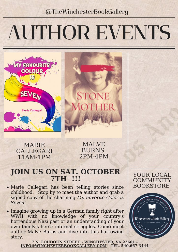 This weekend! Save the date!

#shoplocal #indiebookstore