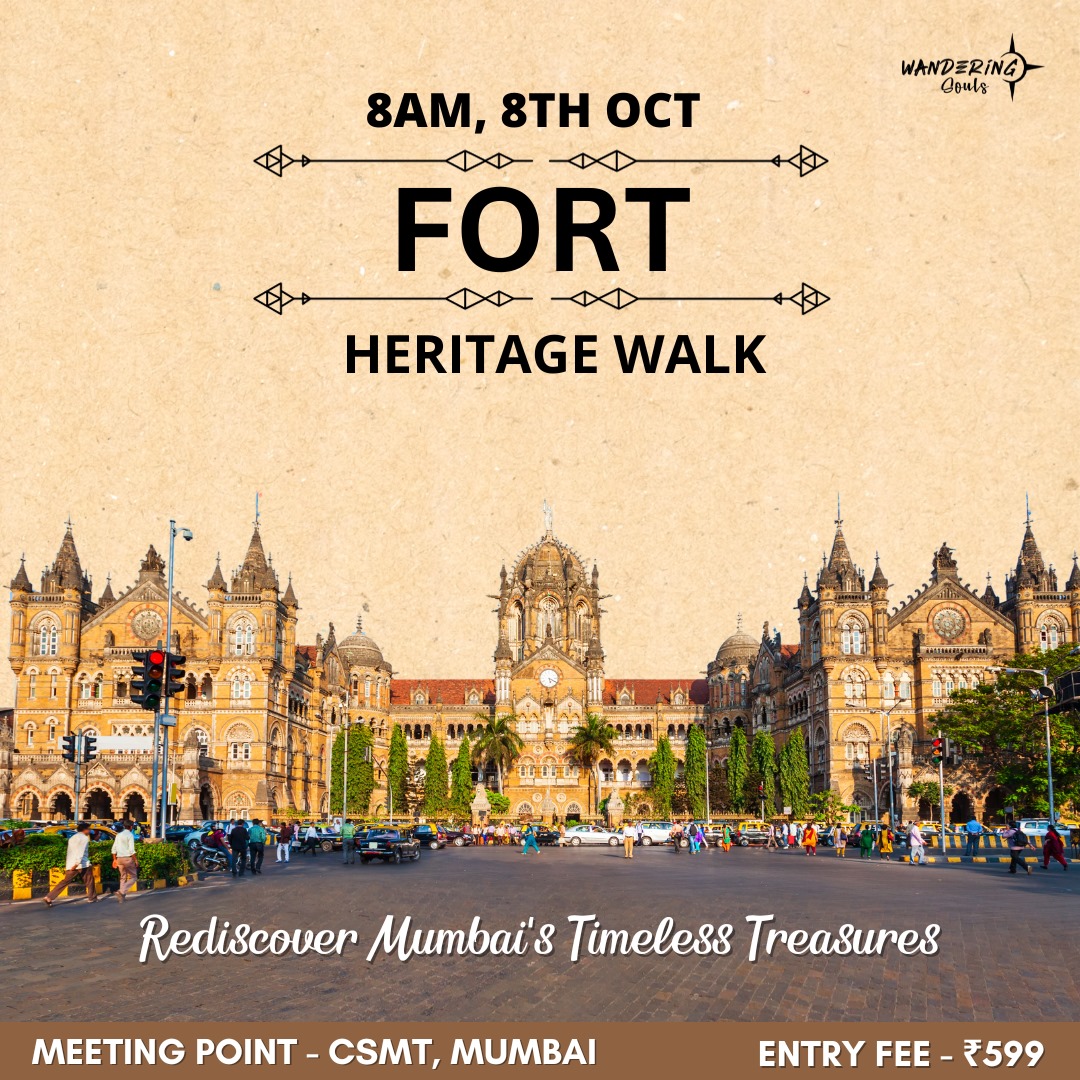 iwanderingsouls's tweet photo. Fort Heritage Walk - Mumbai 🌟
Rediscover Mumbai's Timeless Treasures!

Explore the rich heritage of Mumbai ❤️

Book here - https://t.co/YHUbUs1Gld

#Mumbai #heritagewalk #thingstodoinmumbai #mumbaidiaries https://t.co/Tlxqva4E5S