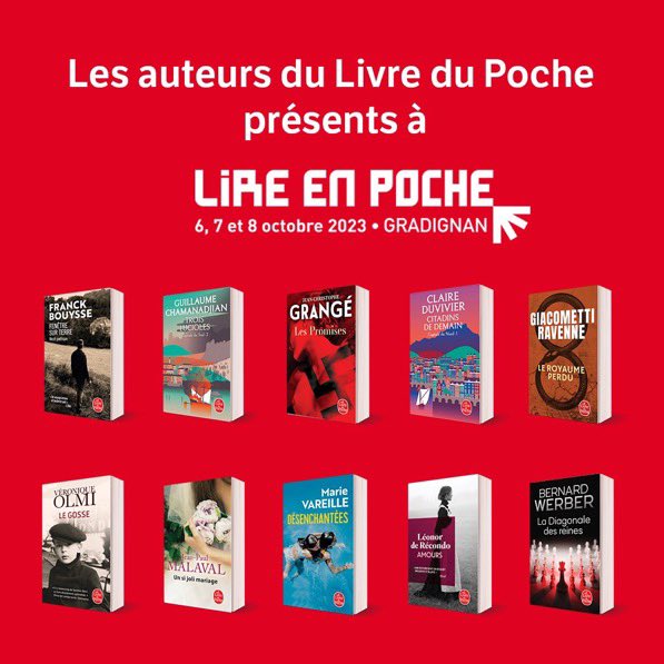 livredepoche's tweet photo. J-2
RV ce week-end à @LireenPoche pour deux jours de rencontres, dédicaces et spectacles ! C’est à Gradignan et on vous y attend avec @LaLibGenerale et la librairie L’Hirondelle. https://t.co/Z1at32tQaM