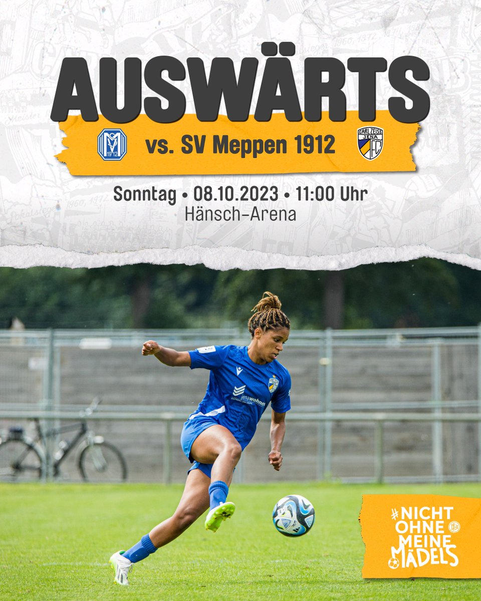 FCCFrauen's tweet photo. 𝐙𝐔 𝐆𝐀𝐒𝐓 𝐈𝐍 𝐌𝐄𝐏𝐏𝐄𝐍
Für uns steht am 8.10. die nächste Aufgabe in der 2. FBL auf dem Programm. Dann geht es ins Emsland zum SV Meppen.
Vorbericht 📲 https://t.co/Vko5c6Wpwm
#FCC #MehrAlsFussball #fccfrauen #nichtohnemeinemädels #kommadie #2FBL #2good2miss #SVMFCC https://t.co/BJvLC8GNCA