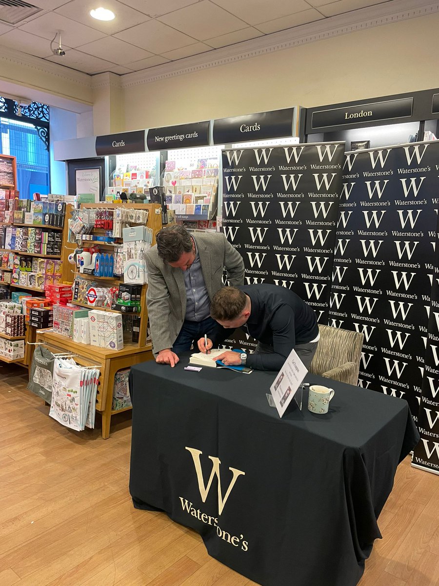 Thank you to everyone that came along to the book signing today. Slightly taken aback to how many turned out!