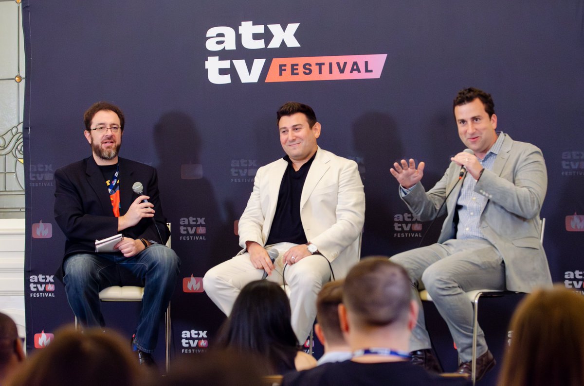 ATXFestival's tweet photo. Why are ad-supported streaming services becoming more popular? @THR's @TheFienPrint gets the scoop from @PlutoTV and @Tubi execs on the latest episode of #TheTVCampfire podcast.
👂 here: https://t.co/SUmiTtpCaS and/or on @ApplePodcasts or @Spotify https://t.co/dI0THSjAGO