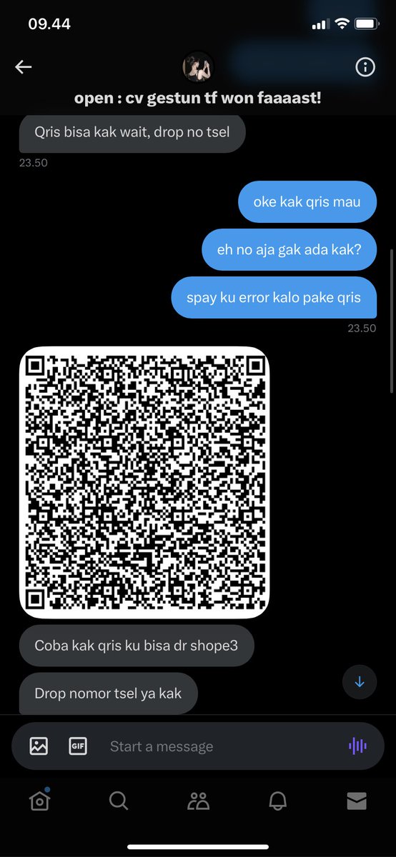 rahafsia's tweet photo. Hati2 sama kang cv ini @kentagestun
Penipu guysss😡😡
#zonaba #zonauang https://t.co/K3l72QUdZU